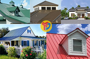 các loại màu tôn lợp mái được ưa chuộng