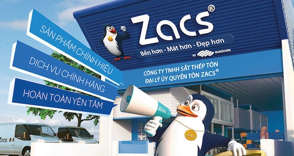 báo giá Tôn Bluescope Zacs