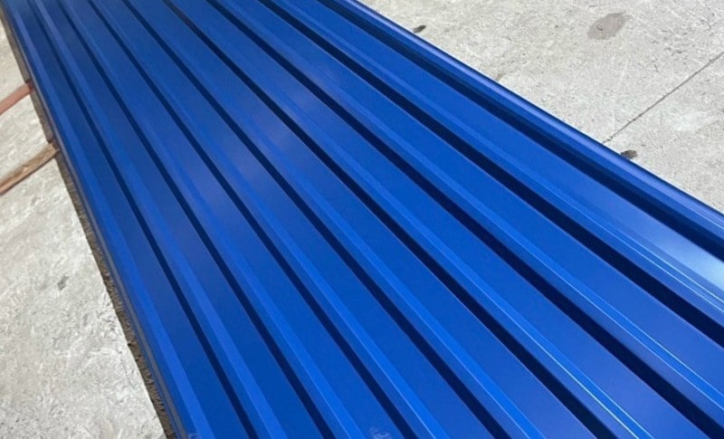 báo giá tôn lợp mái màu xanh dương