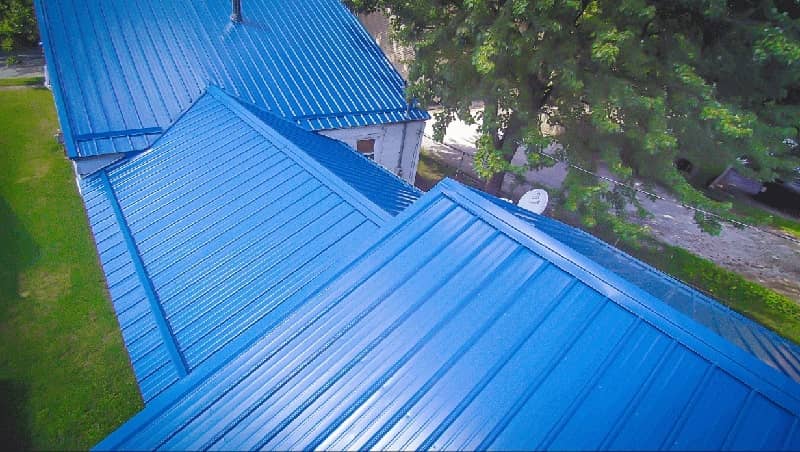 báo giá tôn lợp mái màu xanh dương