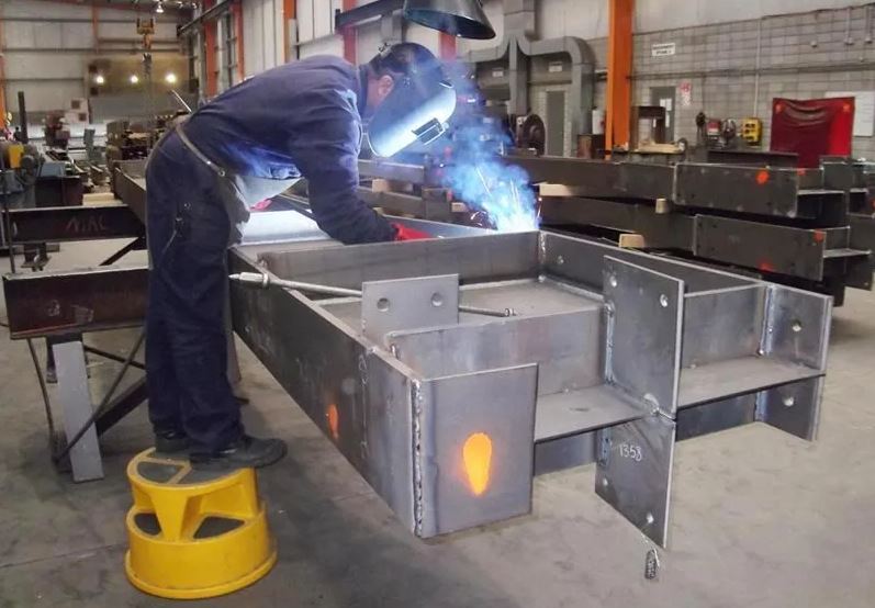 quy trình gia công kết cấu thép